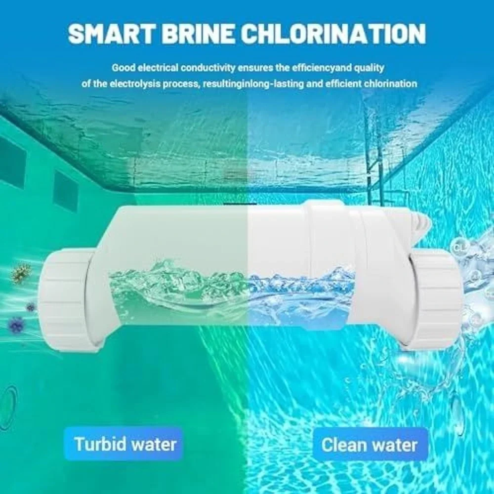 Zuqioia BLT15H Salt Cell Replacement for 40000 Gal Pool T-CELL-15 15ft Cable